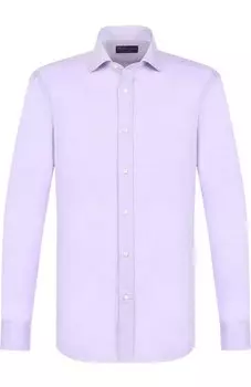 Хлопковая сорочка с воротником кент Ralph Lauren