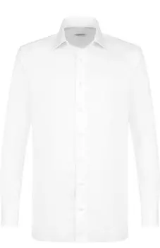 Хлопковая сорочка с воротником кент Zilli