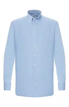 Хлопковая сорочка с воротником кент Zilli