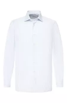 Хлопковая сорочка с воротником кент Zilli