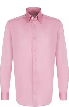 Хлопковая сорочка с воротником кент Zilli