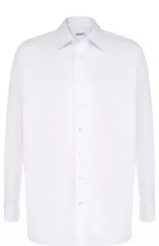 Хлопковая сорочка с воротником кент Zilli