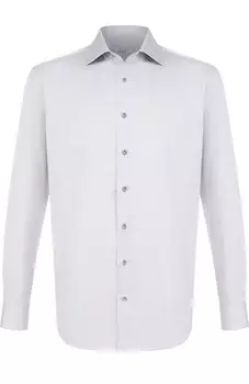 Хлопковая сорочка с воротником кент Zilli