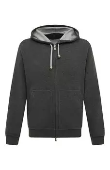 Хлопковая толстовка Brunello Cucinelli