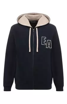 Хлопковая толстовка Emporio Armani