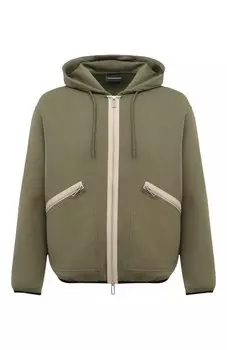 Хлопковая толстовка Emporio Armani