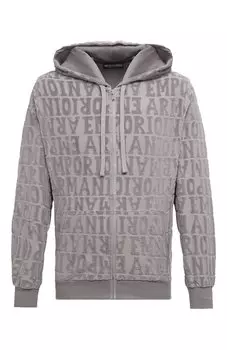Хлопковая толстовка Emporio Armani
