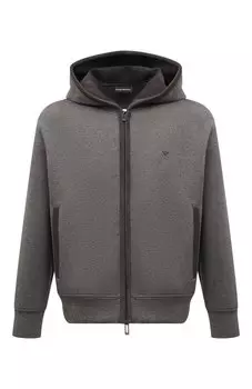 Хлопковая толстовка Emporio Armani
