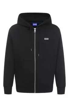 Хлопковая толстовка HUGO Blue