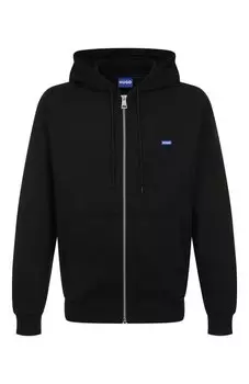 Хлопковая толстовка HUGO Blue