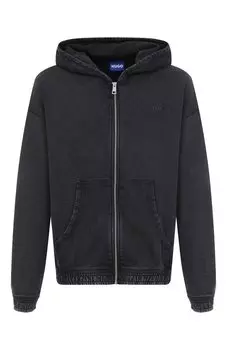 Хлопковая толстовка HUGO Blue