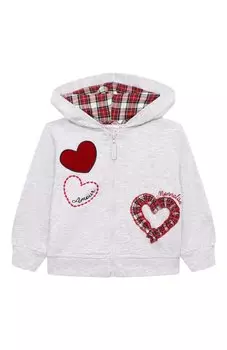 Хлопковая толстовка Monnalisa