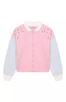 Хлопковая толстовка Monnalisa