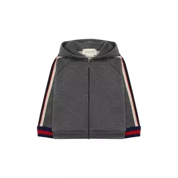 Хлопковая толстовка с капюшоном Gucci
