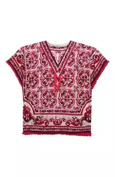 Хлопковая туника Dolce & Gabbana