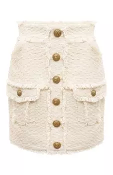 Хлопковая юбка Balmain
