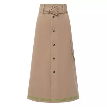 Хлопковая юбка Bottega Veneta