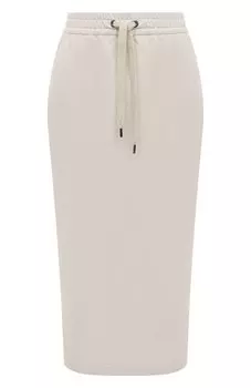 Хлопковая юбка Brunello Cucinelli