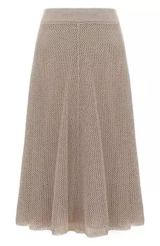 Хлопковая юбка Brunello Cucinelli