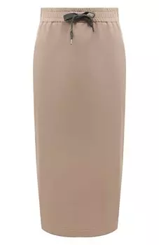 Хлопковая юбка Brunello Cucinelli
