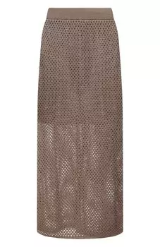 Хлопковая юбка Brunello Cucinelli