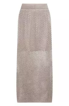 Хлопковая юбка Brunello Cucinelli