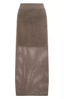 Хлопковая юбка Brunello Cucinelli