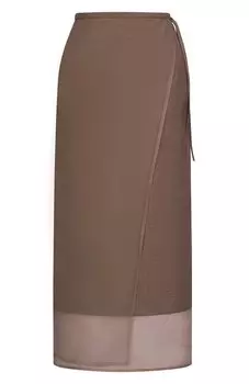 Хлопковая юбка Brunello Cucinelli