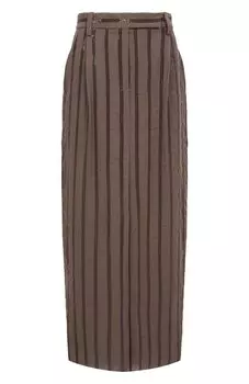 Хлопковая юбка Brunello Cucinelli