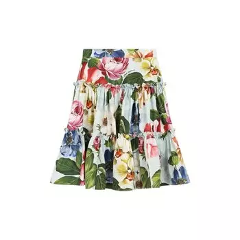 Хлопковая юбка Dolce &amp; Gabbana
