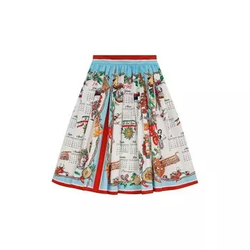 Хлопковая юбка Dolce &amp; Gabbana