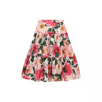 Хлопковая юбка Dolce &amp; Gabbana