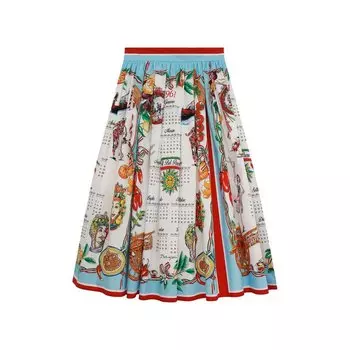 Хлопковая юбка Dolce &amp; Gabbana