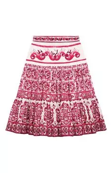 Хлопковая юбка Dolce & Gabbana