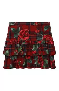 Хлопковая юбка Dolce & Gabbana