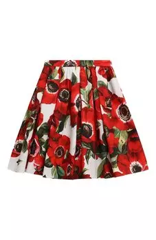 Хлопковая юбка Dolce & Gabbana