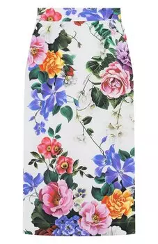 Хлопковая юбка Dolce & Gabbana
