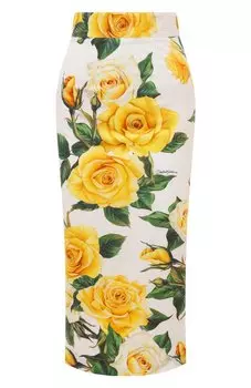 Хлопковая юбка Dolce & Gabbana