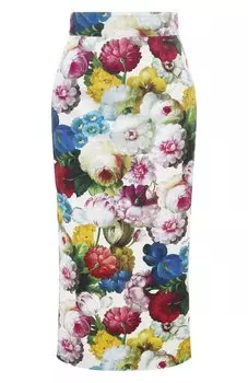 Хлопковая юбка Dolce & Gabbana