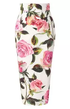Хлопковая юбка Dolce & Gabbana