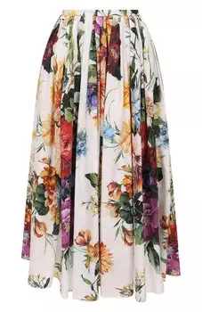 Хлопковая юбка Dolce & Gabbana