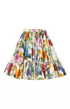 Хлопковая юбка Dolce & Gabbana