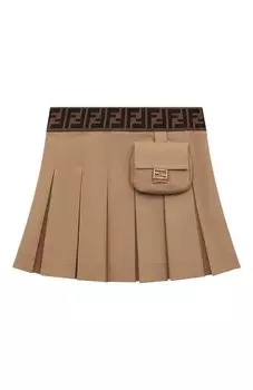 Хлопковая юбка Fendi