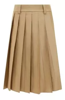 Хлопковая юбка Miu Miu