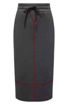 Хлопковая юбка Miu Miu