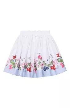 Хлопковая юбка Monnalisa