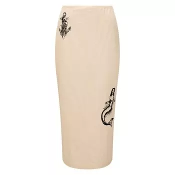 Хлопковая юбка Prada