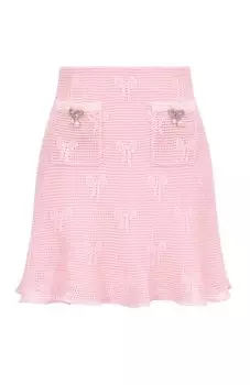 Хлопковая юбка self-portrait