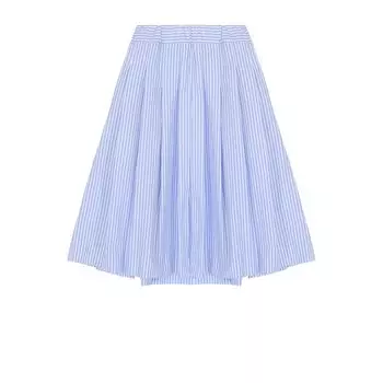 Хлопковая юбка свободного кроя с защипами Caf