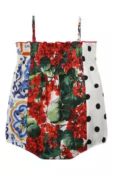 Хлопковое боди Dolce & Gabbana